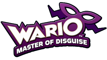 Wario Master of Disguise title screen for Nintendo DS
